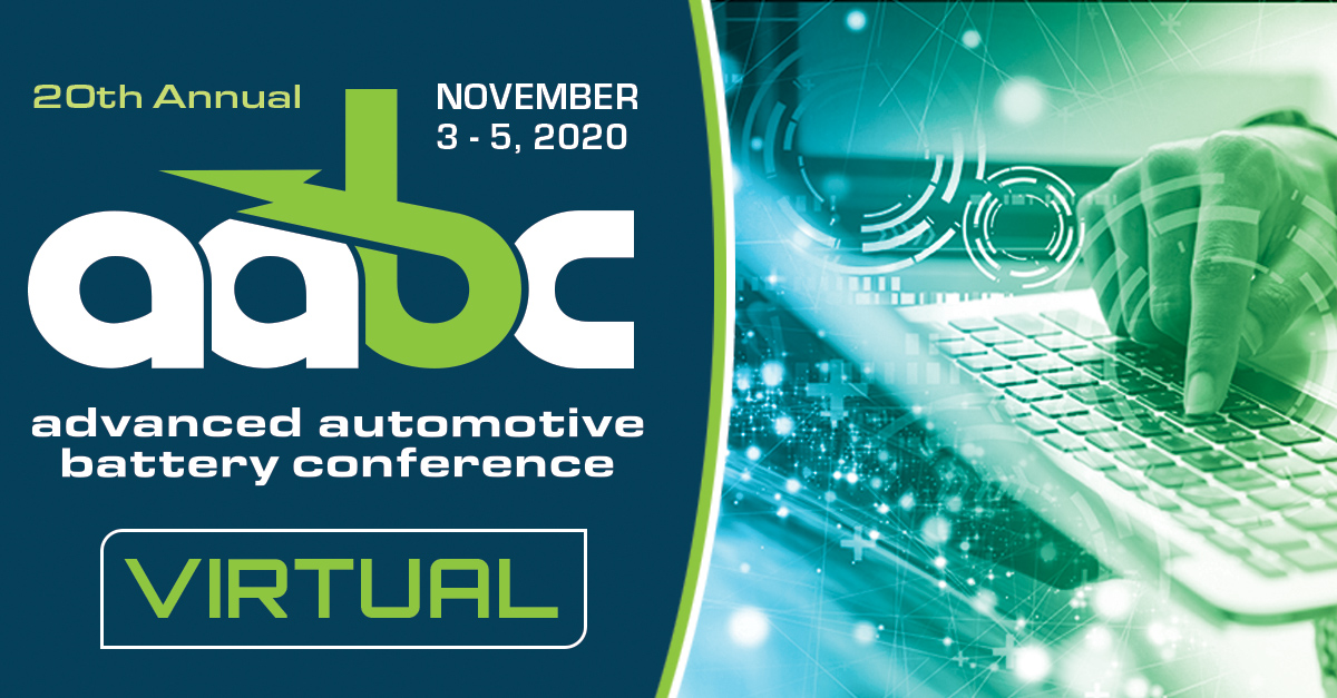 AABC Virtual November 35, 2020 Advanced Automotive Battery Conference